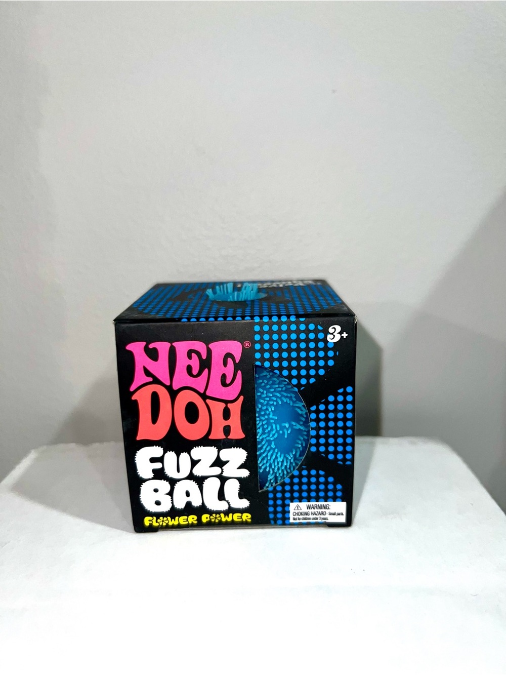 NeeDoh Fuzz Ball Flower Power - Blue